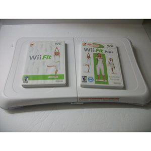 Wii Fit Board And Wii Fit And Wii Fit Plus Games Complete Tested